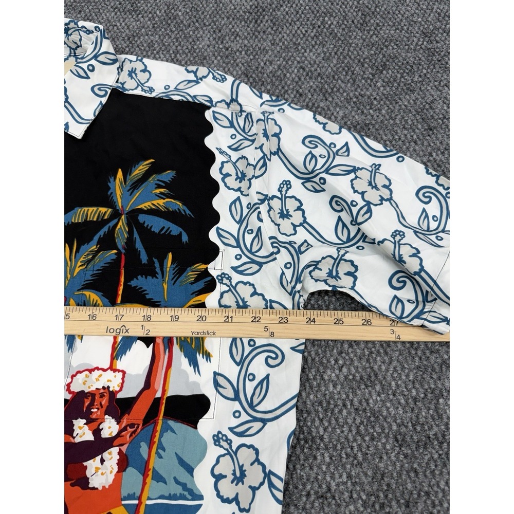 Kahala Men's Medium Rayon Shirt Michael Cassidy Hawaiian Hula Girls Palekaiko - Picture 8 of 8